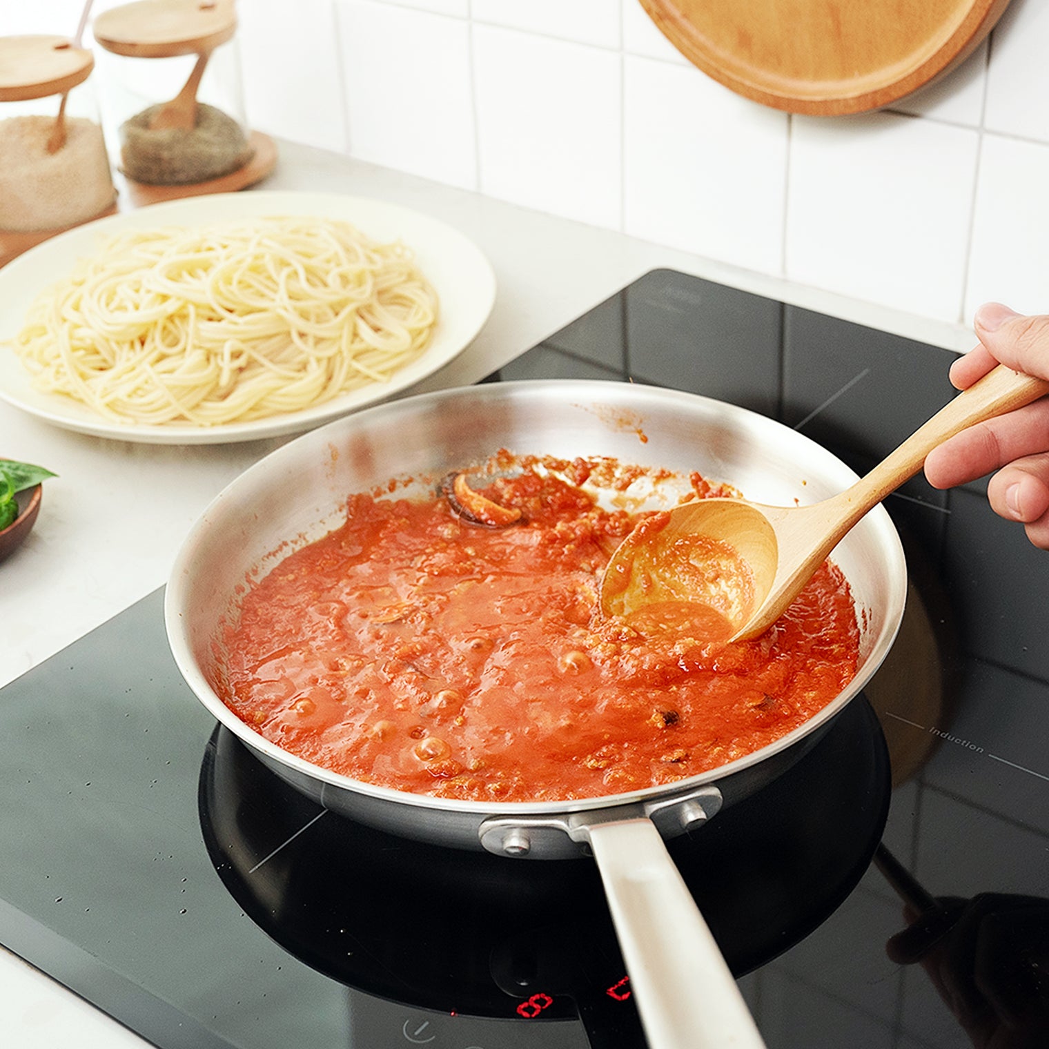 Stainless Clad Frying Pan