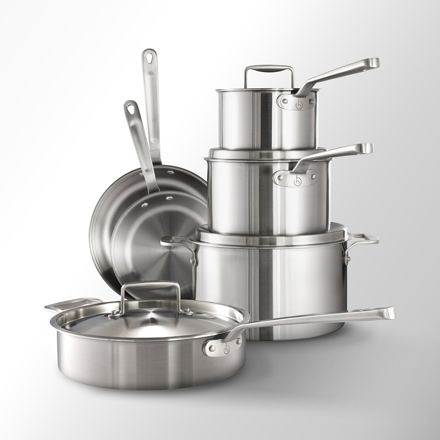 Stainless Clad 10-Piece Set