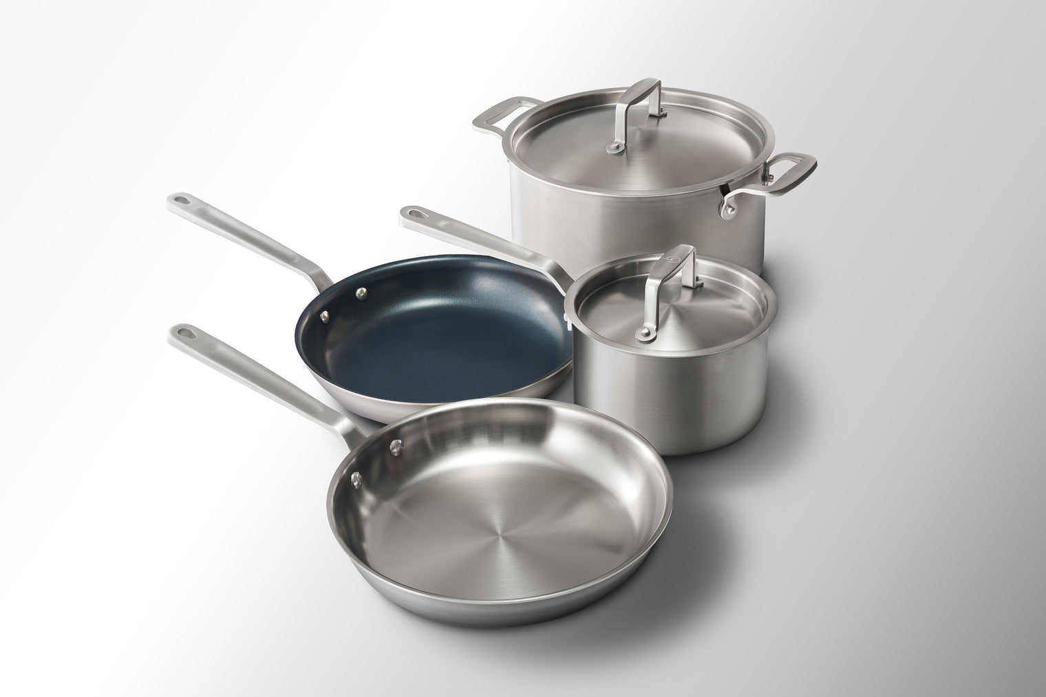 H Cookware Stainless Clad 6-Piece Set