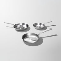Stainless Clad Frying Pan 3-Piece Set